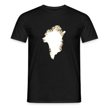 Greenland - Men's T-Shirt - black - Front - AI Model Male 178 light (178cm)