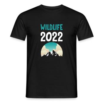 Wildlife 2022 - Männer T-Shirt - Schwarz - Vorne - AI Model Male 178 light (178cm)