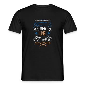 book dragon i love books book quotes - Men's T-Shirt - black - Front - AI Model Male 178 light (178cm)