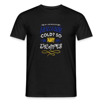 citations typographie anniversaire cadeau blague cadeau geek - T-shirt homme - noir - Devant - AI Model Male 178 light (178cm)