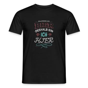 30 geburtstag 50 geburtstag betrunken brauen - Männer T-Shirt - Schwarz - Vorne - AI Model Male 178 light (178cm)