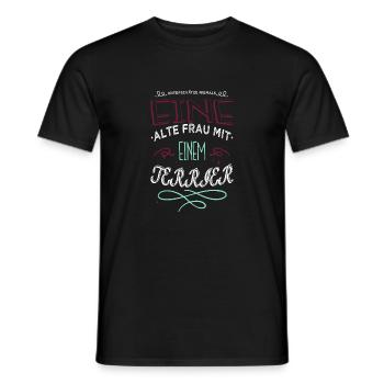 allefüralle smeilie bester vater mädchen - Männer T-Shirt - Schwarz - Vorne - AI Model Male 178 light (178cm)