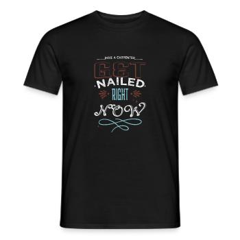 aaron carpenter tshirts birthday carpenter - Männer T-Shirt - Schwarz - Vorne - AI Model Male 178 light (178cm)