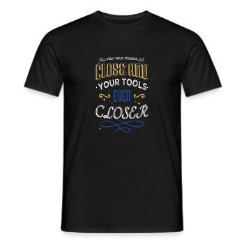 funny sayings birthday present are you a mechanic - Männer T-Shirt - Schwarz - Vorne - AI Model Male 178 light (178cm)