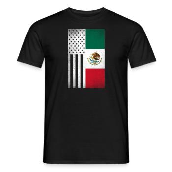 Mexiko Design für stolze mexikanische Amerikaner - Männer T-Shirt - Schwarz - Vorne - AI Model Male 178 light (178cm)
