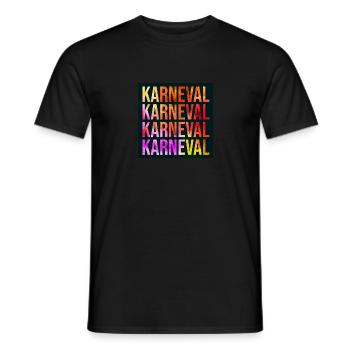 Rheinland, Karneval, Alaaf, Hellau, Rosenmontag - Männer T-Shirt - Schwarz - Vorne - AI Model Male 178 light (178cm)