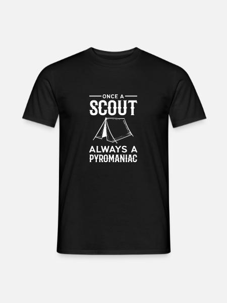Immer ein Pyroman Wohnmobil Gift - Männer T-Shirt - Schwarz