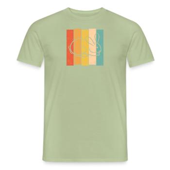 hase - Männer T-Shirt - Sage - Vorne - AI Model Male 178 light (178cm)