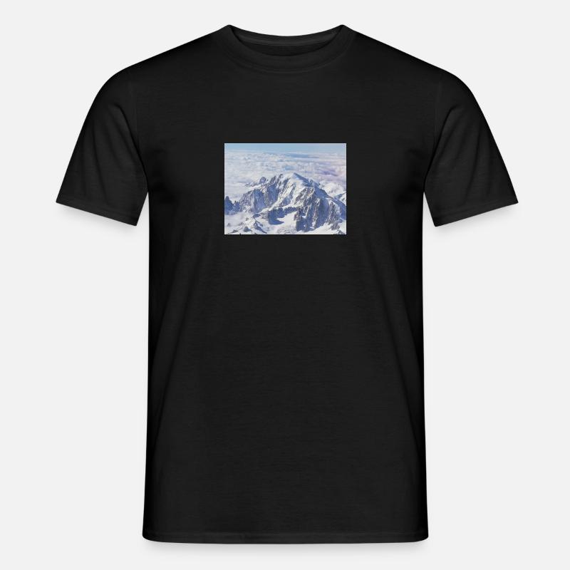 Monte Bianco - T-shirt uomo - nero
