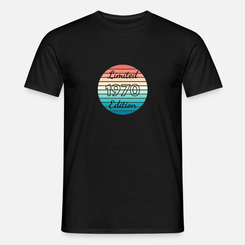 Limitierte Auflage 1970 - Männer T-Shirt - Schwarz