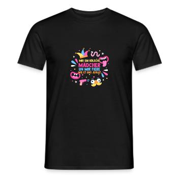 Costume de carnaval Carnaval - T-shirt homme - noir - Devant - AI Model Male 178 light (178cm)