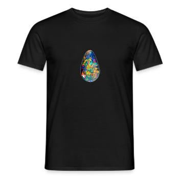 Cr-Produktionen - Männer T-Shirt - Schwarz - Vorne - AI Model Male 178 light (178cm)