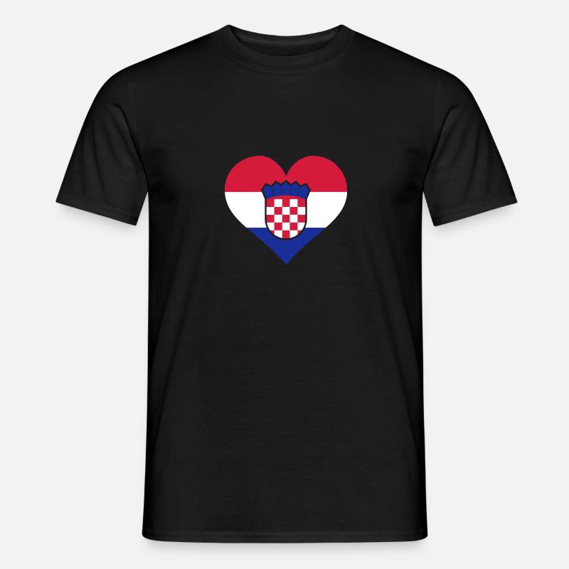 kroatien - Männer T-Shirt - Schwarz