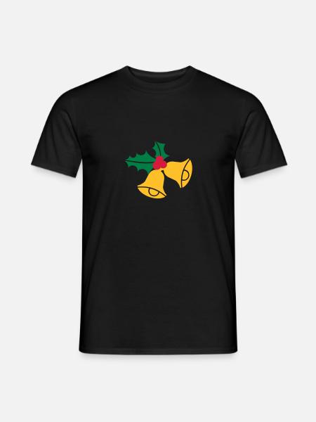 Bells Christmas - Men's T-Shirt - black