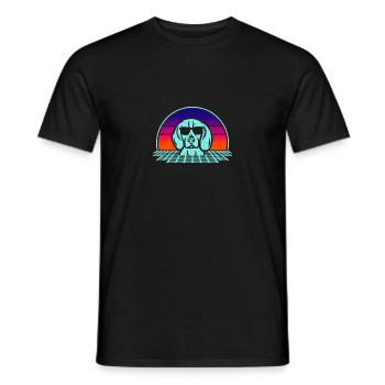 BEAGLE - Männer T-Shirt - Schwarz - Vorne - AI Model Male 178 light (178cm)