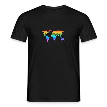Teach love, not hate. Love is love. - Männer T-Shirt - Schwarz - Vorne - AI Model Male 178 light (178cm)
