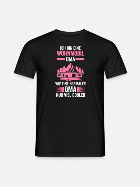 Camper Camping Wohnmobil Geschenk - Männer T-Shirt - Schwarz