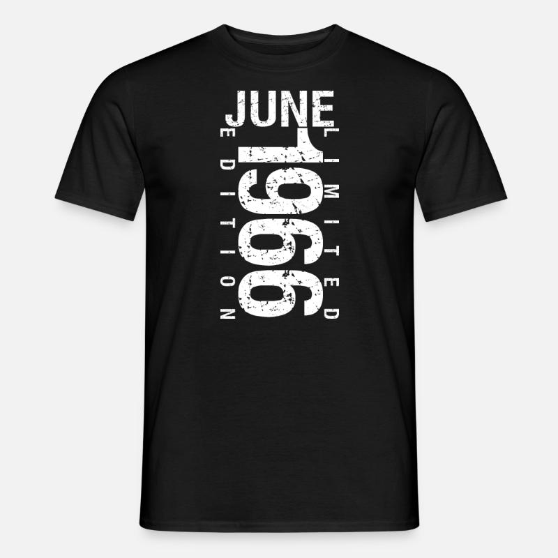 Juni 1966 Juni Geburtstagsgeschenk Juni 1966 - Männer T-Shirt - Schwarz