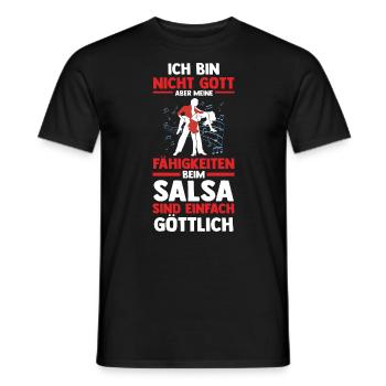 Danseuse de Salsa - T-shirt homme - noir - Devant - AI Model Male 178 light (178cm)