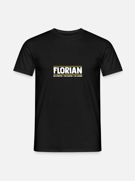 Florian - Men's T-Shirt - black
