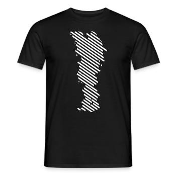 Randonneurs - (5) - T-shirt homme - noir - Devant - AI Model Male 178 light (178cm)
