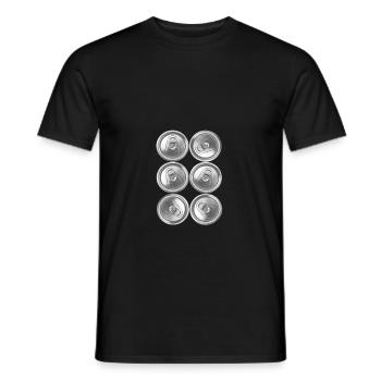 Six Pack Waschbrettbauch - Männer T-Shirt - Schwarz - Vorne - AI Model Male 178 light (178cm)