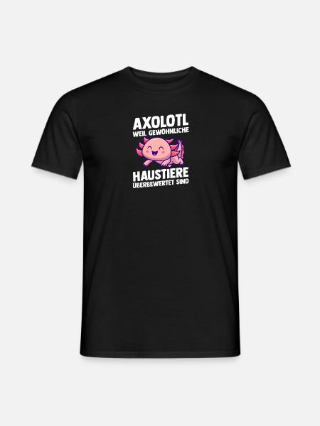 Axolotl - Men's T-Shirt - black