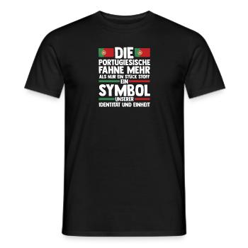 Portugiesen Portugal - Männer T-Shirt - Schwarz - Vorne - AI Model Male 178 light (178cm)