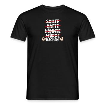 Executives should have, could, could make doers - Men's T-Shirt - black - Front - AI Model Male 178 light (178cm)