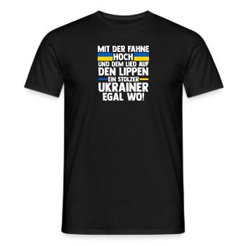 Ukrainer Ukraine - Männer T-Shirt - Schwarz - Vorne - AI Model Male 178 light (178cm)