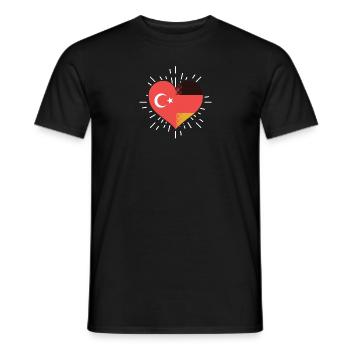 Turcs Turquie Turquie - T-shirt homme - noir - Devant - AI Model Male 178 light (178cm)