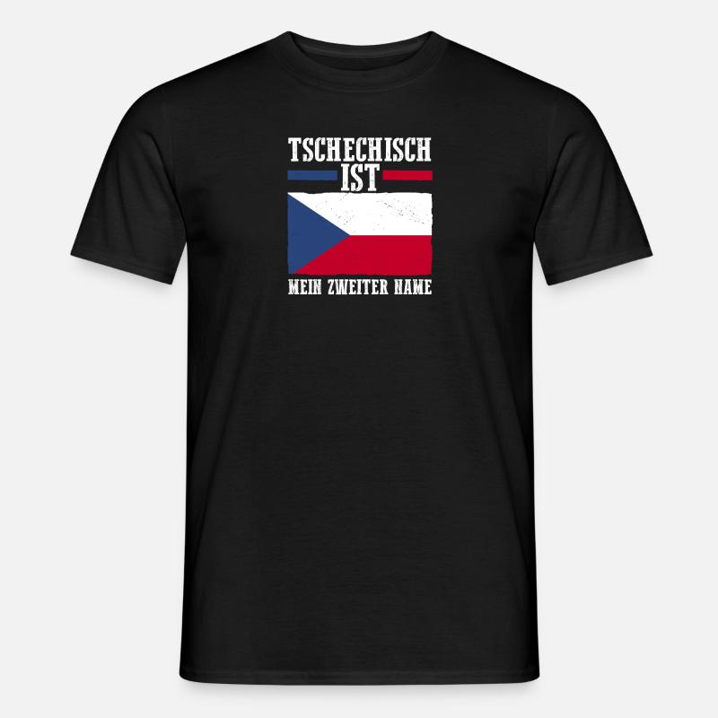 Tschechen Tschechisch Tschechien - Männer T-Shirt - Schwarz
