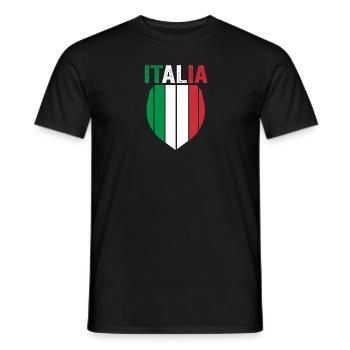 Italia Italiener Italienisch Italien - Männer T-Shirt - Schwarz - Vorne - AI Model Male 178 light (178cm)
