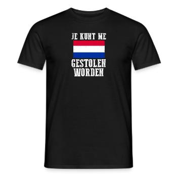 Pays-Bas Pays-Bas - T-shirt homme - noir - Devant - AI Model Male 178 light (178cm)