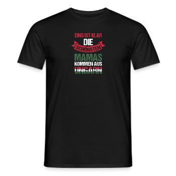 Magyar maman mère Hongrie - T-shirt homme - noir - Devant - AI Model Male 178 light (178cm)