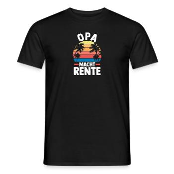 Vacances Vacancier Grand-père Papy - T-shirt homme - noir - Devant - AI Model Male 178 light (178cm)