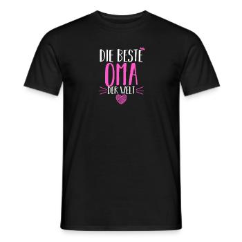 Großmutter Oma - Männer T-Shirt - Schwarz - Vorne - AI Model Male 178 light (178cm)