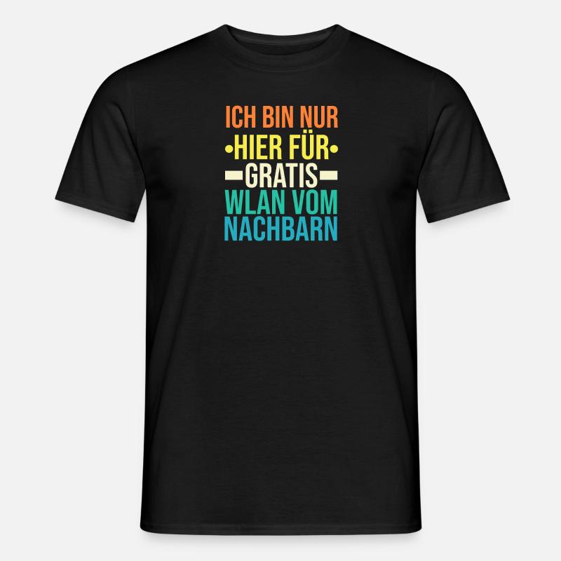 Nachbarschaft Bester Nachbar - Männer T-Shirt - Schwarz