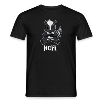 Non Drôle Paresseux Skunk - T-shirt homme - noir - Devant - AI Model Male 178 light (178cm)