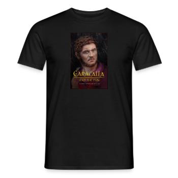 CARACALLA - FACE À LA DOULEUR - T-shirt homme - noir - Devant - AI Model Male 178 light (178cm)