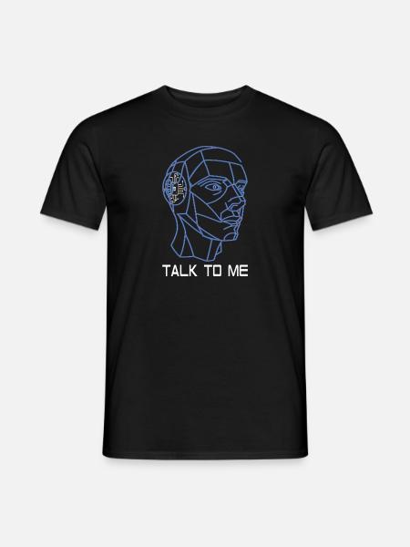 A.JE ME PARLE - T-shirt homme - noir