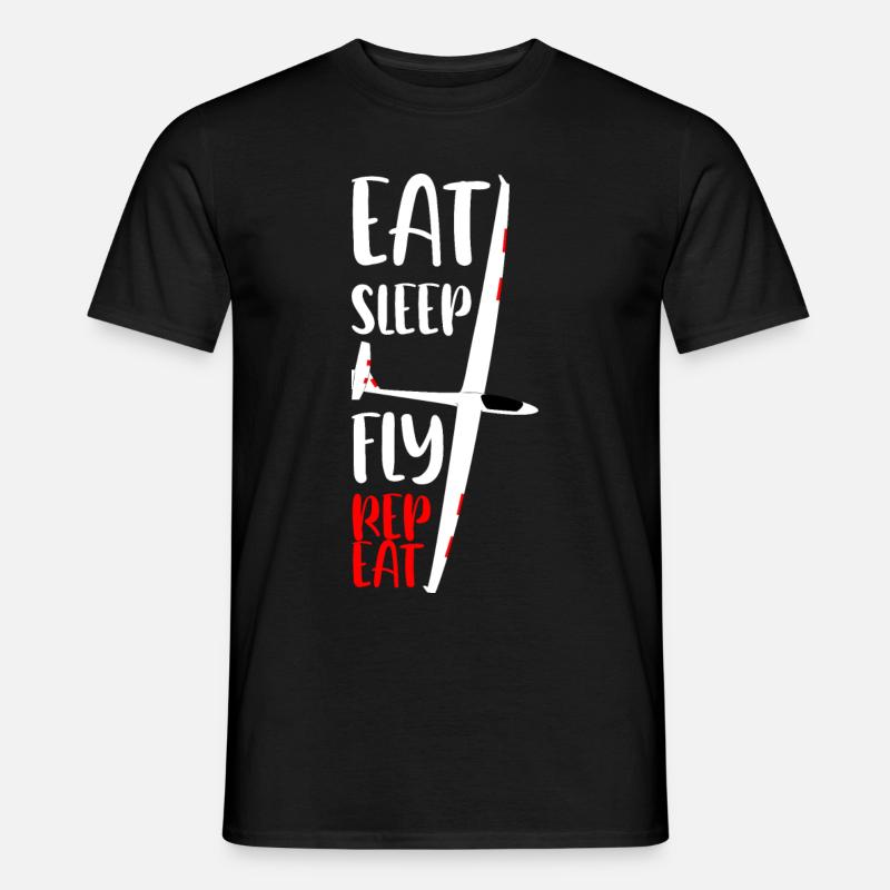 Glider Gliding Gliding Glider - Men’s T-shirt - black
