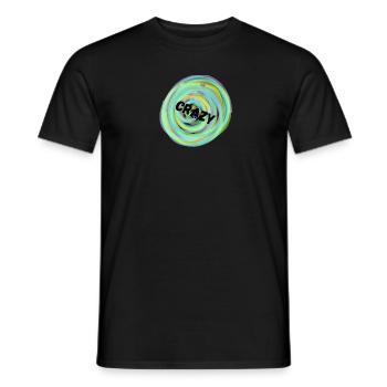 Crazy - Männer T-Shirt - Schwarz - Vorne - AI Model Male 178 light (178cm)