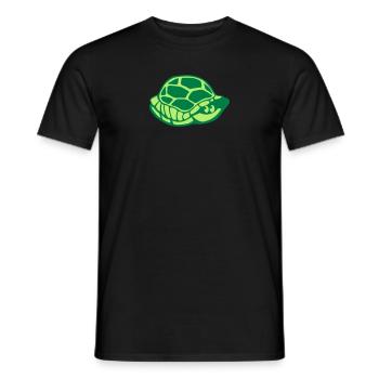 tortue carapace animal 2805 - T-shirt homme - noir - Devant - AI Model Male 178 light (178cm)