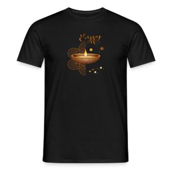 Ayurveda, Medicine - Men's T-Shirt - black - Front - AI Model Male 178 light (178cm)