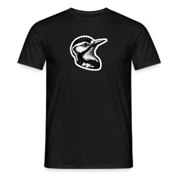 Specht - Männer T-Shirt - Schwarz - Vorne - AI Model Male 178 light (178cm)