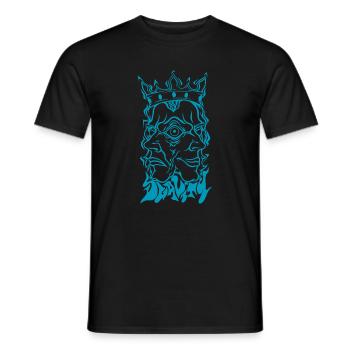Dualité III - T-shirt homme - noir - Devant - AI Model Male 178 light (178cm)