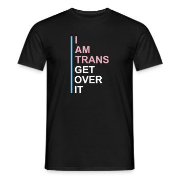 Drôle de cadeau transgenre - T-shirt homme - noir - Devant - AI Model Male 178 light (178cm)