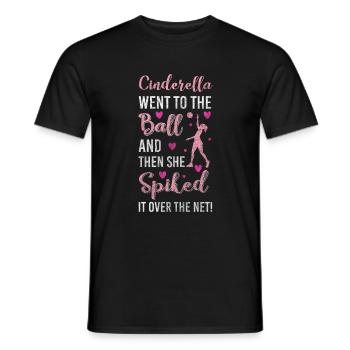 Volleyballer Spiel Training Beachvolleyball - Männer T-Shirt - Schwarz - Vorne - AI Model Male 178 light (178cm)