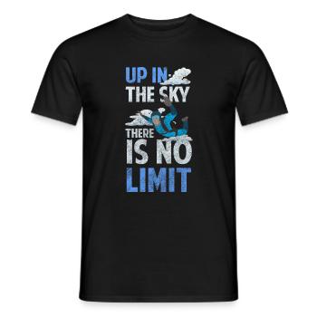 Fallschirmspringen Adrenalin Freifall Base Jump - Männer T-Shirt - Schwarz - Vorne - AI Model Male 178 light (178cm)
